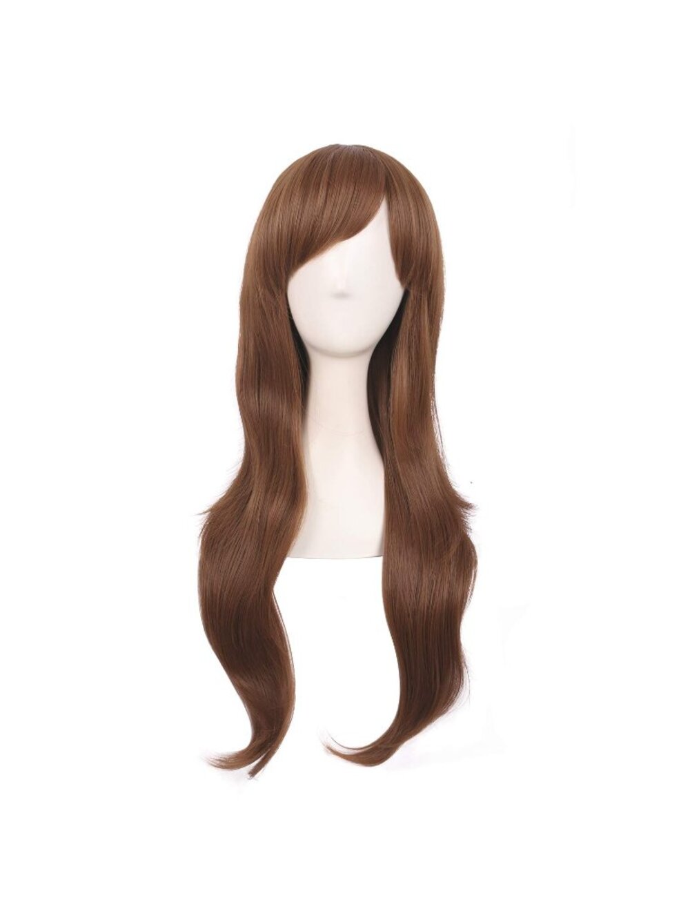 Women's Light Brown 28" 70cm Long Curly Ends Costume Cosplay Modern Hair Wig